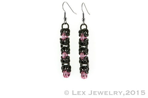 Smooth Elegance Earrings - Pink