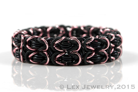 Modern Edginess Bracelet - Pink