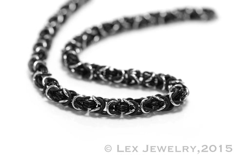 Modern Edginess Necklace - Silver